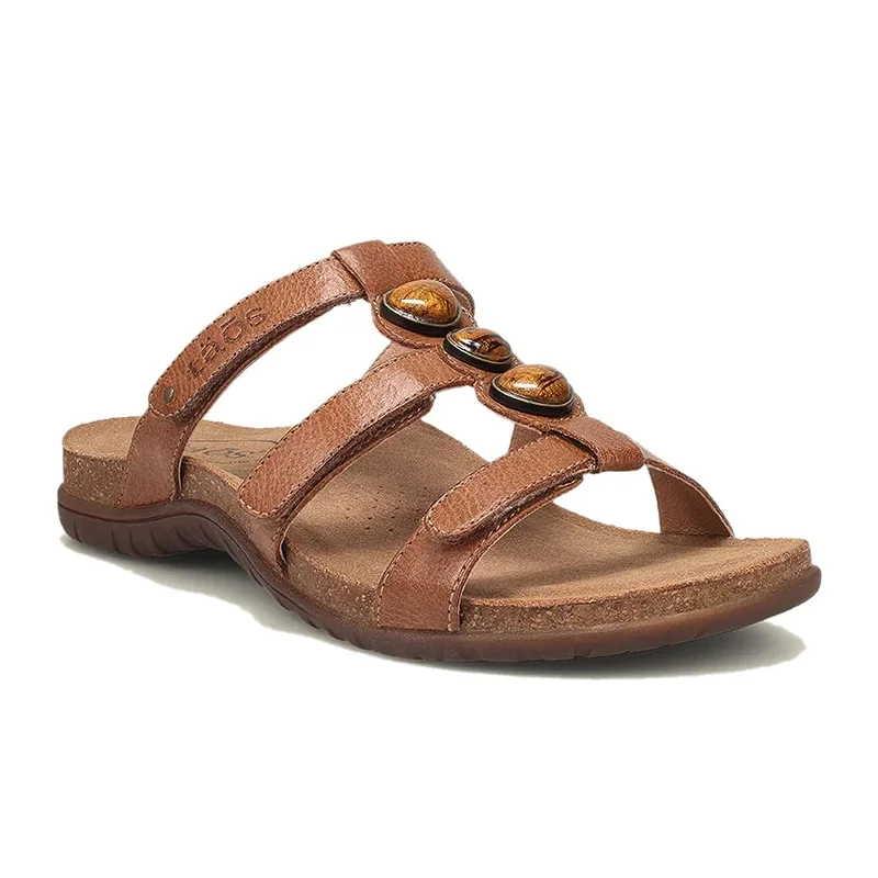 Taos Gemma Slide Sandal (Women) - Hazelnut