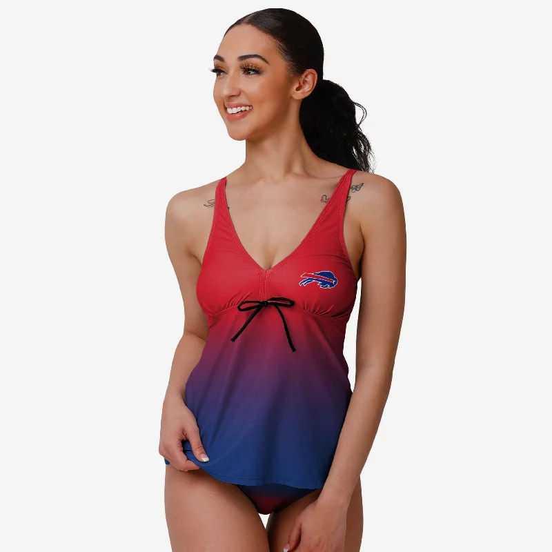 Buffalo Bills Womens Gametime Gradient Tankini