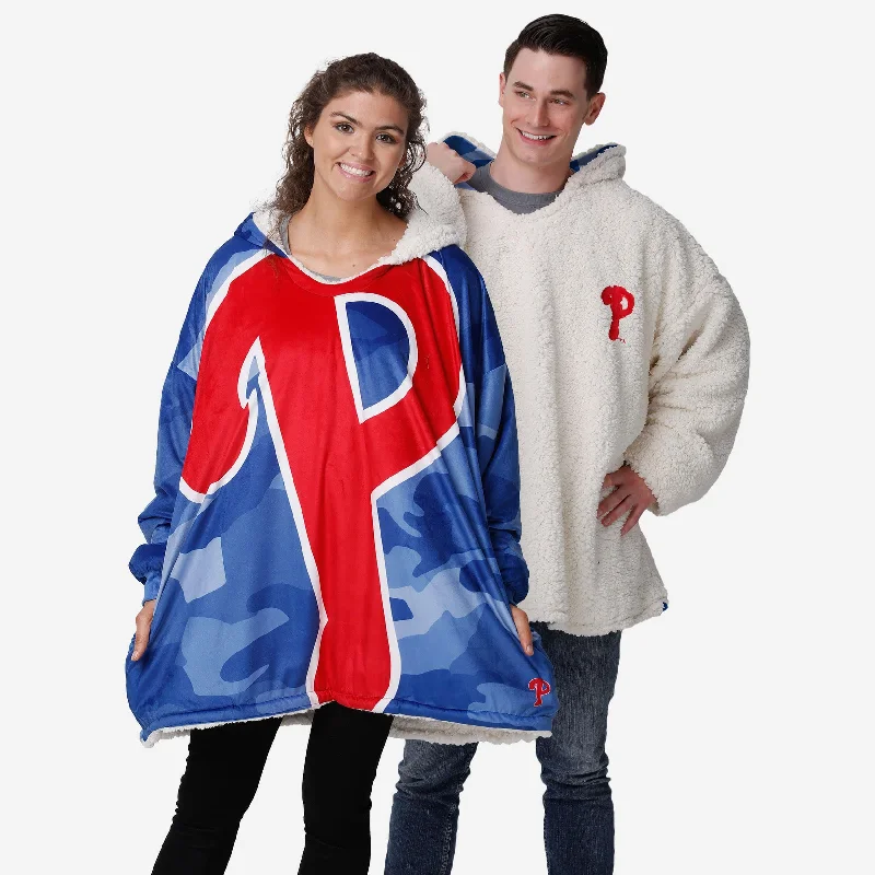 Philadelphia Phillies Reversible Team Color Camo Hoodeez