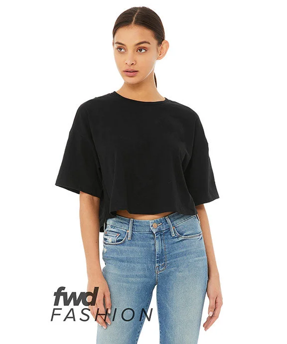 6482 - Bella + Canvas FWD Fashion Ladies Jersey Cropped T-Shirt