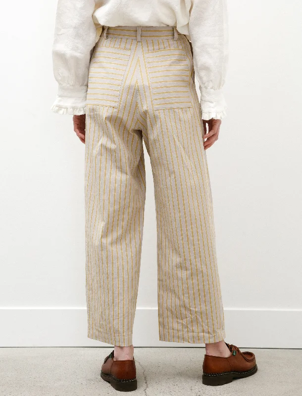 Georgia Trousers Sun/Grey Stripe