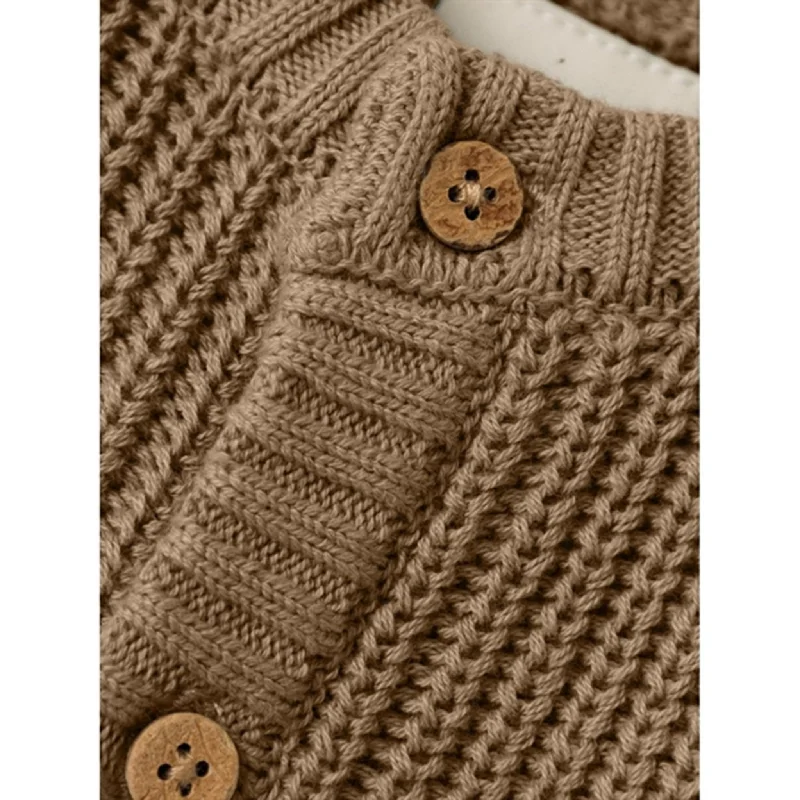 Lil'Atelier Tigers Eye Emlem Knit Cardigan