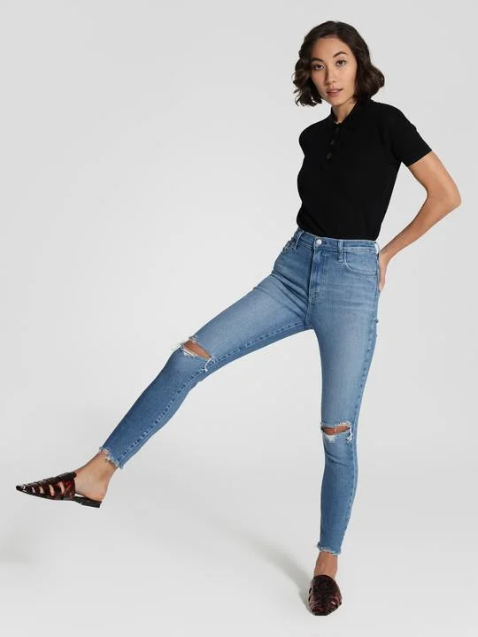 Nobody Denim Siren Skinny Ankle Surf