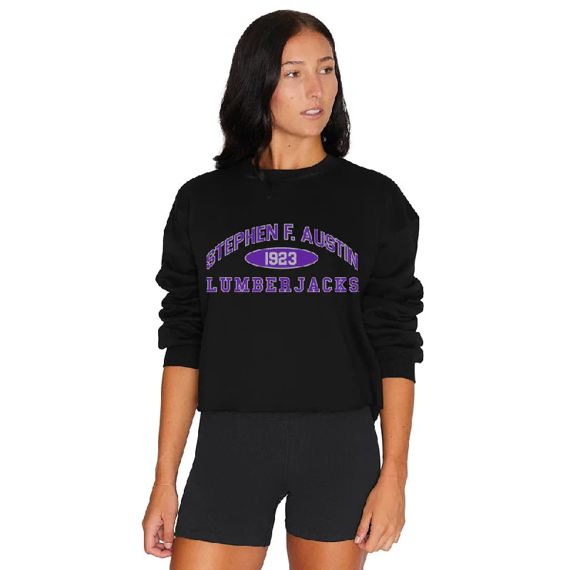 Stephen F. Austin SFA Black Crewneck