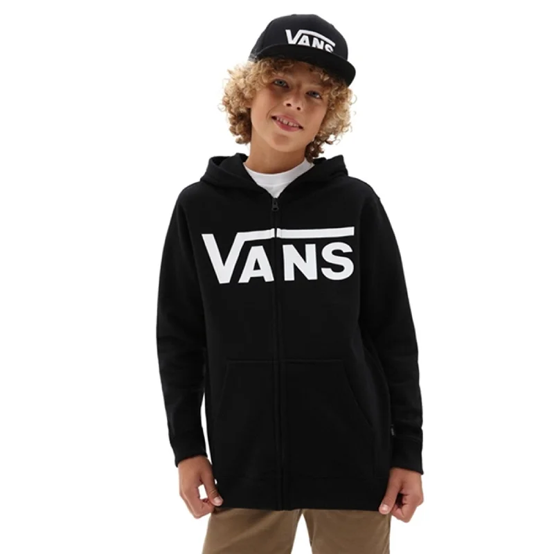 VANS Classic Zip Hoodie II Black/White