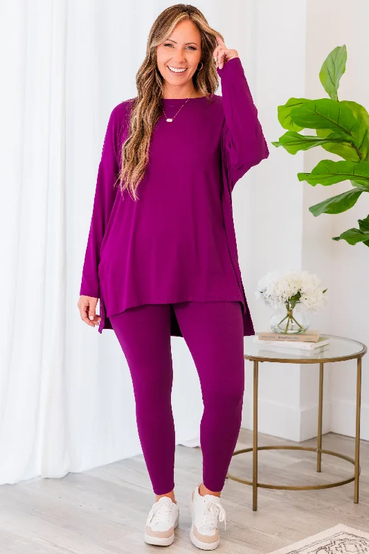 Perfect Comfort Set, Light Plum