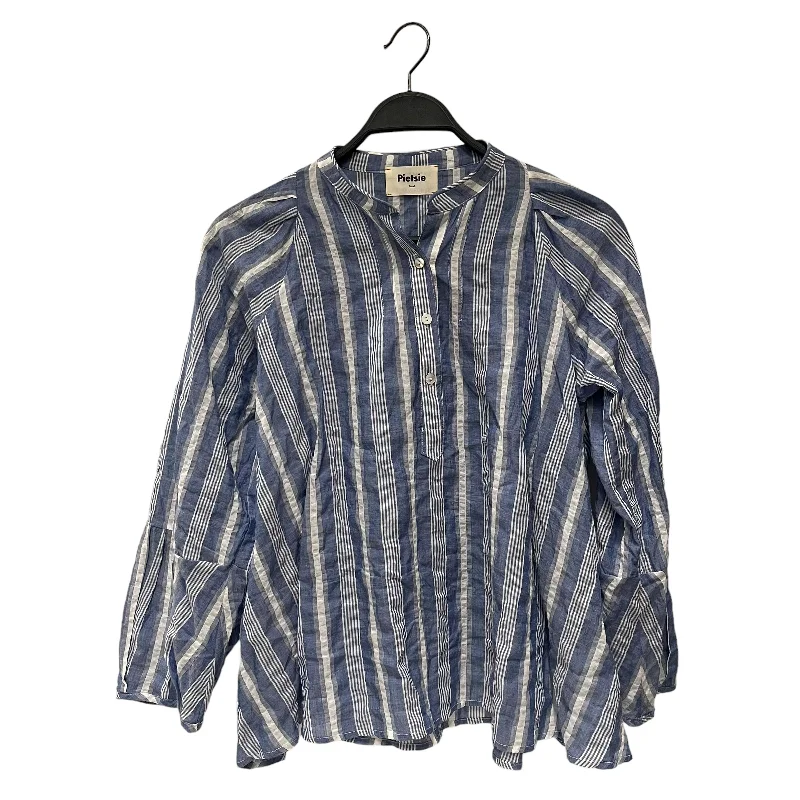 Pietsie/Blouse/S/Stripe/Cotton/BLU/