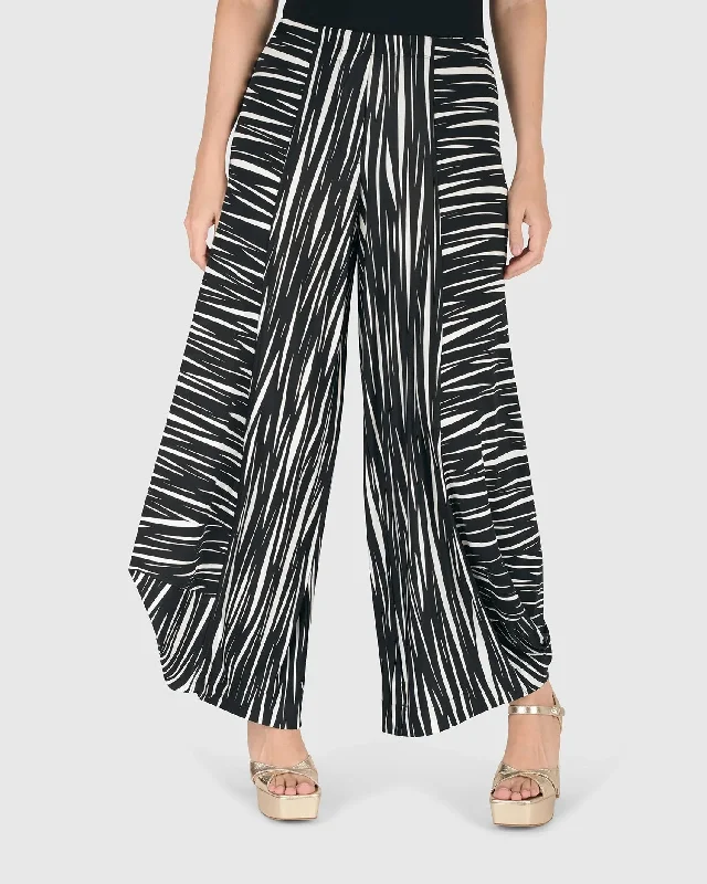 Poe Punto Pants, Zebra