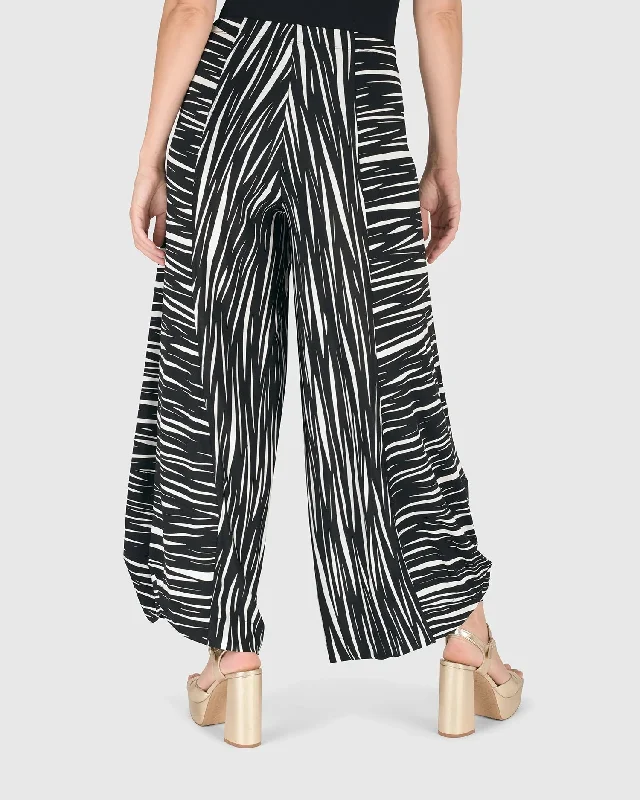 Poe Punto Pants, Zebra