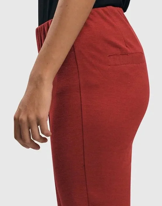 Essential Slim Pants, Red