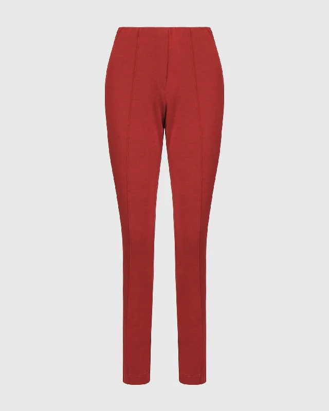 Essential Slim Pants, Red