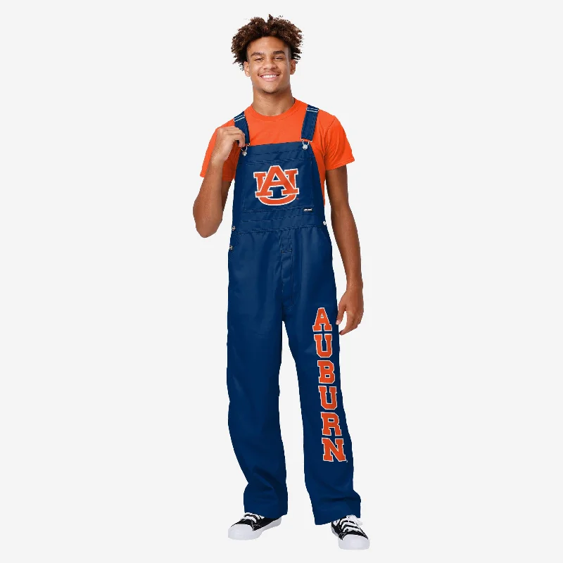 Auburn Tigers Mens Big Logo Bib Overalls