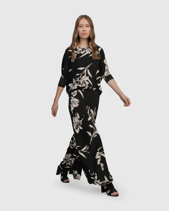 Benedetta Palazzo Pants, Floral