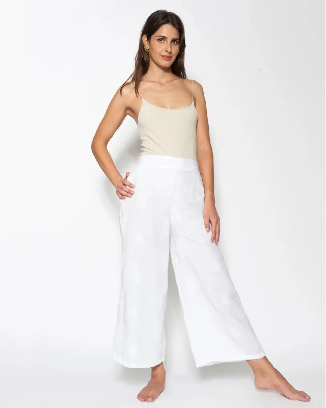 Blueberry Isola Relaxed Pants, White