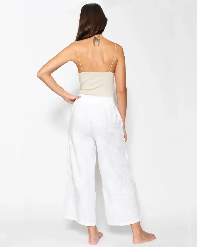 Blueberry Isola Relaxed Pants, White