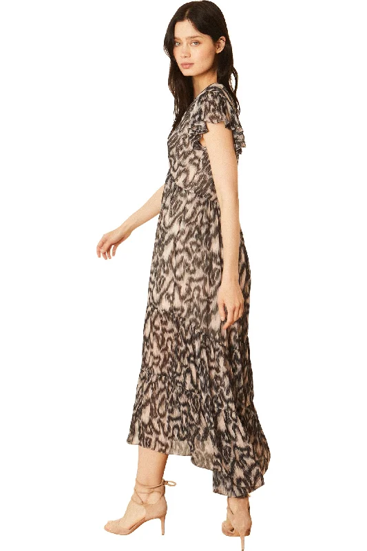 Caballero Mia Dress in Inky Ikat