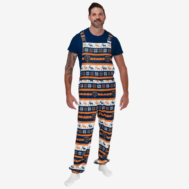 Chicago Bears Mens Ugly Home Gating Bib Overalls