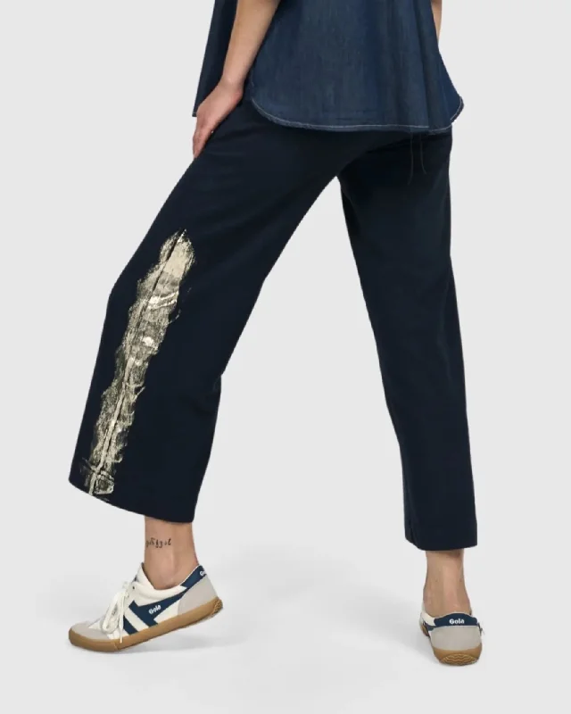 Denver Cropped Pants, Navy