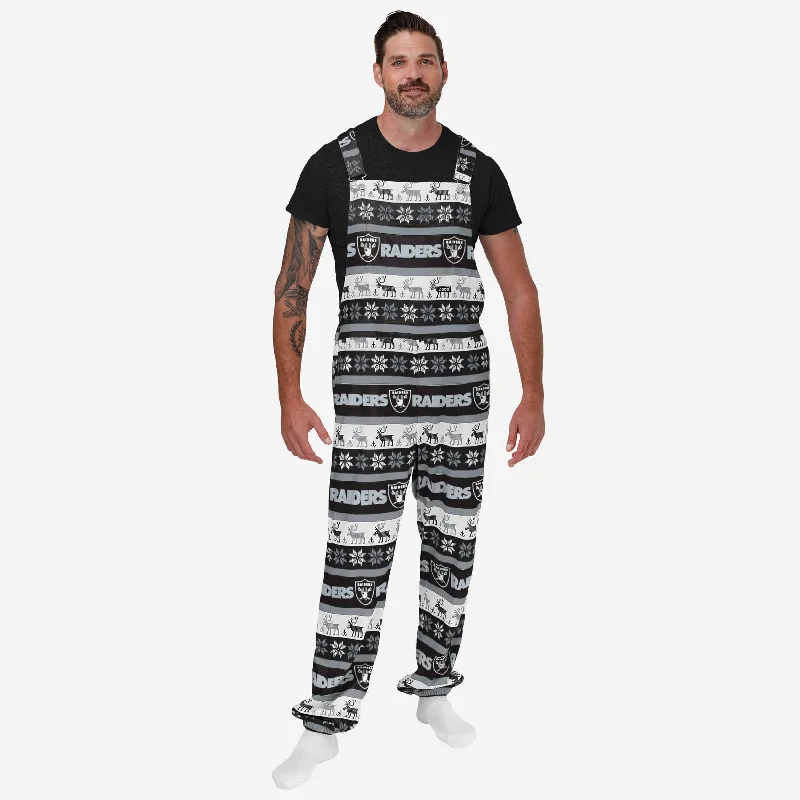 Las Vegas Raiders Mens Ugly Home Gating Bib Overalls