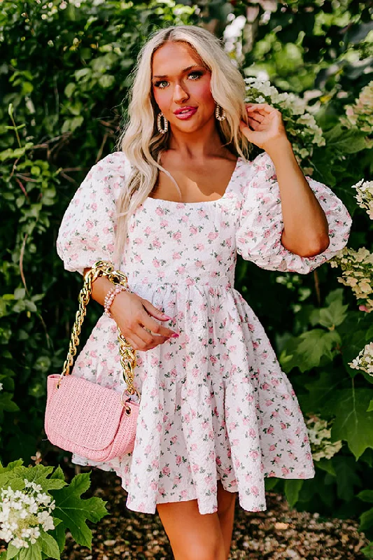 Making Joy Floral Mini Dress