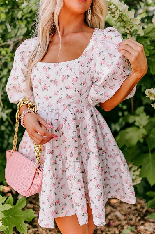 Making Joy Floral Mini Dress