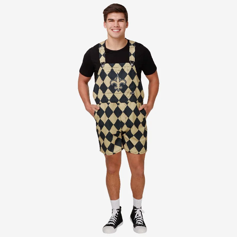 New Orleans Saints Mens Thematic Bib Shortalls