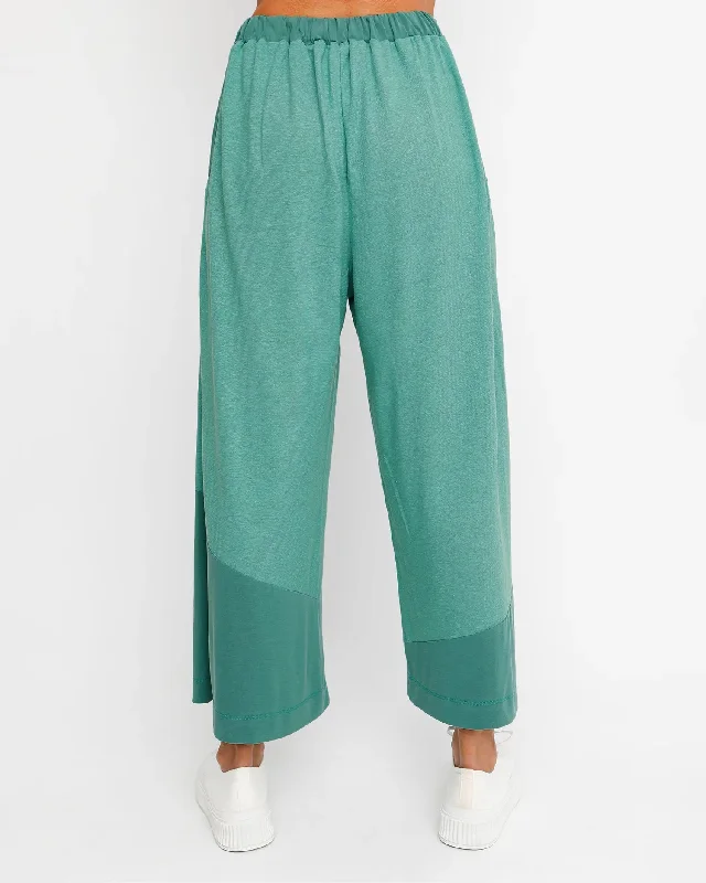 Ozai N Ku Cropped Wide Leg Pants, Green