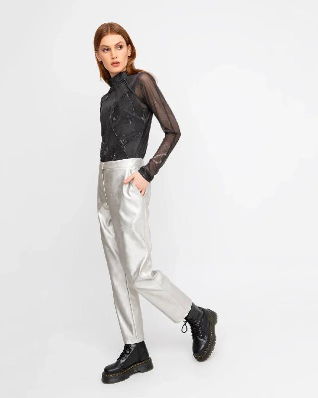 Ozai N Ku Metallic Pants, Gloss