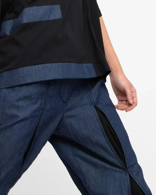 Ozai N Ku Secret Seam Trousers, Denim