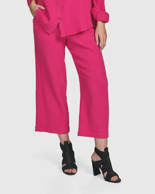 Recreation Pants, Fuchsia