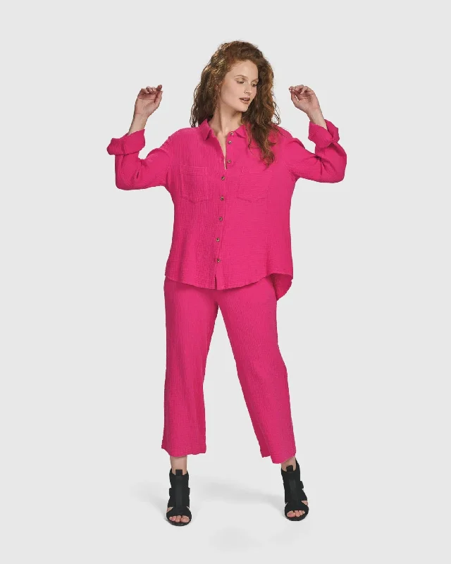 Recreation Pants, Fuchsia