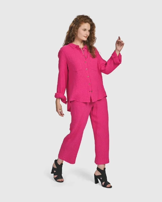 Recreation Pants, Fuchsia