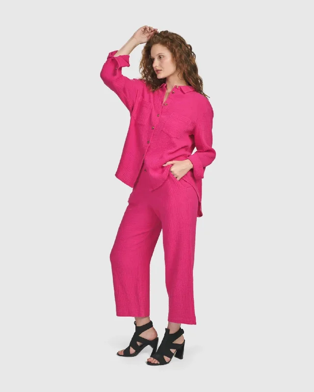 Recreation Pants, Fuchsia