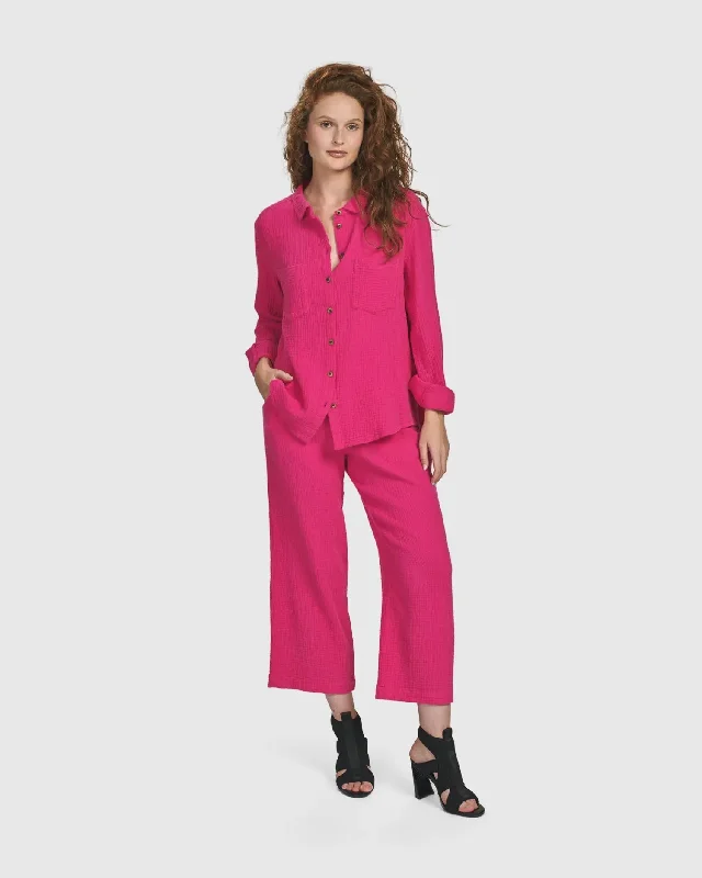 Recreation Pants, Fuchsia