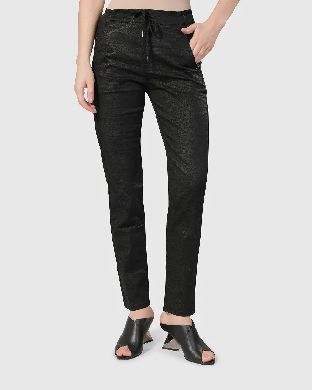 Snake Iconic Stretch Jeans, Black