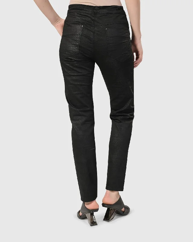 Snake Iconic Stretch Jeans, Black