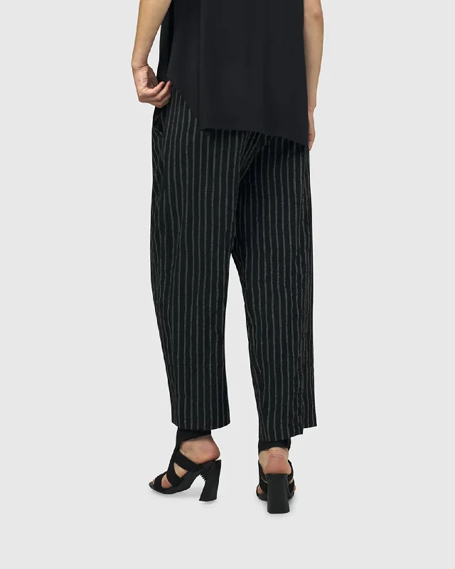 Thera Relaxed Straight Leg Pants, Stripes