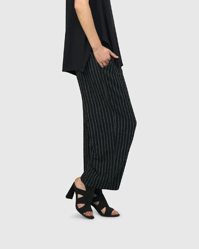 Thera Relaxed Straight Leg Pants, Stripes