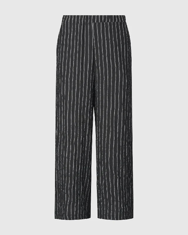 Thera Relaxed Straight Leg Pants, Stripes