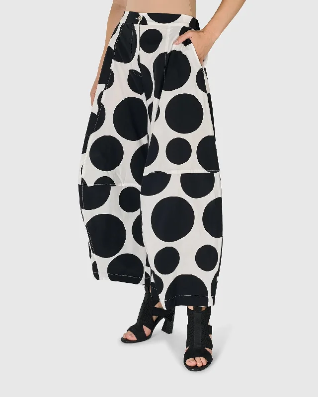 Urban Dot Balloon Pants, Mono