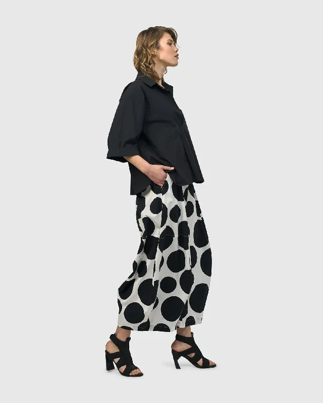 Urban Dot Balloon Pants, Mono