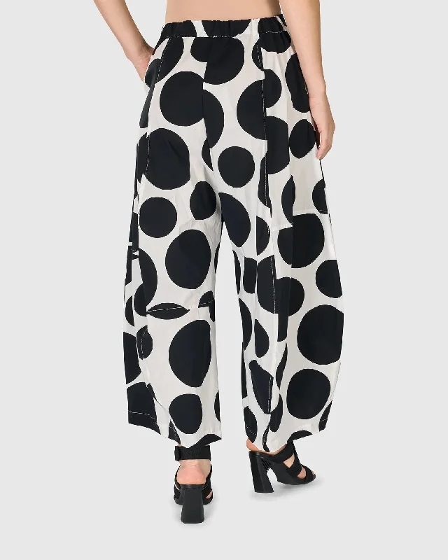 Urban Dot Balloon Pants, Mono