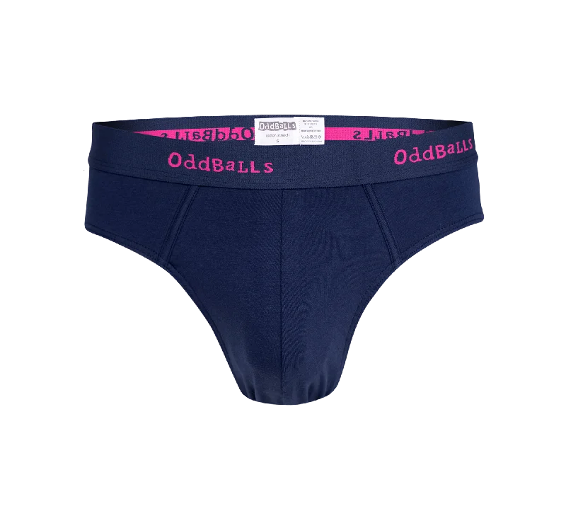 Performance men's briefs for athletesNavy & Magenta - Mens Briefs
