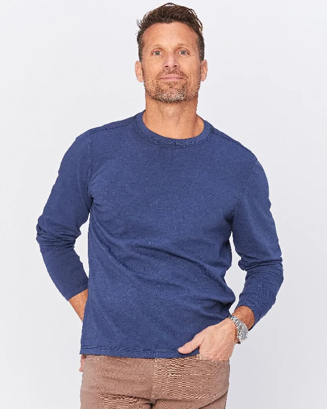 Men's Cargo Jeans with Multiple Pockets for a Practical and Outdoor - Friendly LookAero Slub Long Sleeve Tee