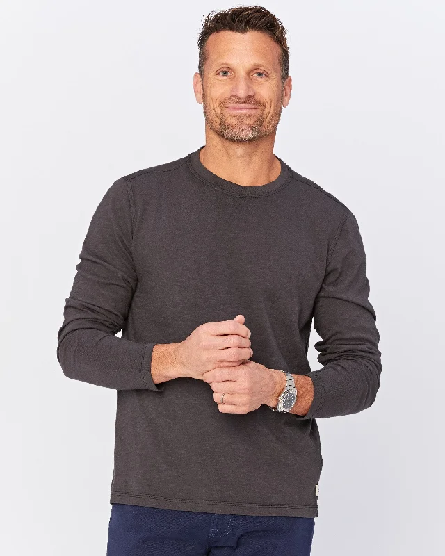 Men's Stretch Jeans with a Moisture - Wicking Lining for Active LifestylesAero Slub Long Sleeve Tee