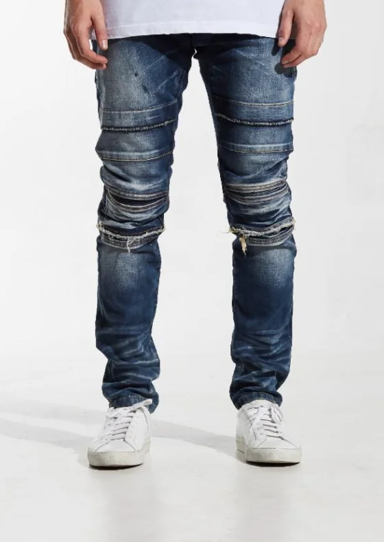 Men's Jeans with an Elastic Waistband for Ultimate ComfortAli Denim (Vintage Stone)