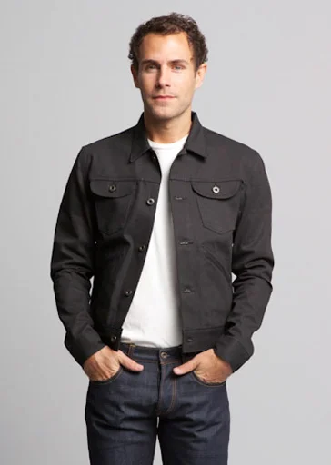 Men's Straight Leg Raw Denim Jeans for a Minimalist and Durable OptionBrooklyn Denim Co. Stretch Denim Jacket - Black Men's Straight Leg Raw Denim Jeans for a Minimalist and Durable OptionBrooklyn Denim Co. Stretch Denim Jacket - Black