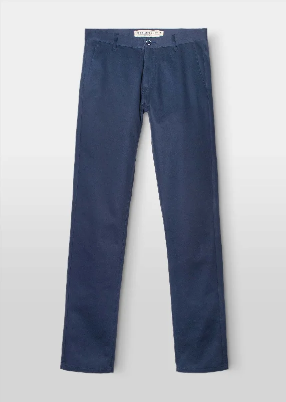 Men's Jeans with an Elastic Waistband for Ultimate ComfortBrooklyn Denim Co. Chino Pants - Navy Men's Jeans with an Elastic Waistband for Ultimate ComfortBrooklyn Denim Co. Chino Pants - Navy