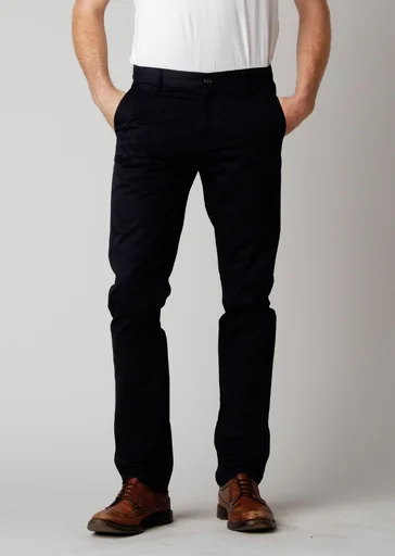 Men's Distressed Jeans with Patches for a Retro and DIY - Inspired AppearanceBrooklyn Denim Co. Chino Pants - Black Men's Distressed Jeans with Patches for a Retro and DIY - Inspired AppearanceBrooklyn Denim Co. Chino Pants - Black