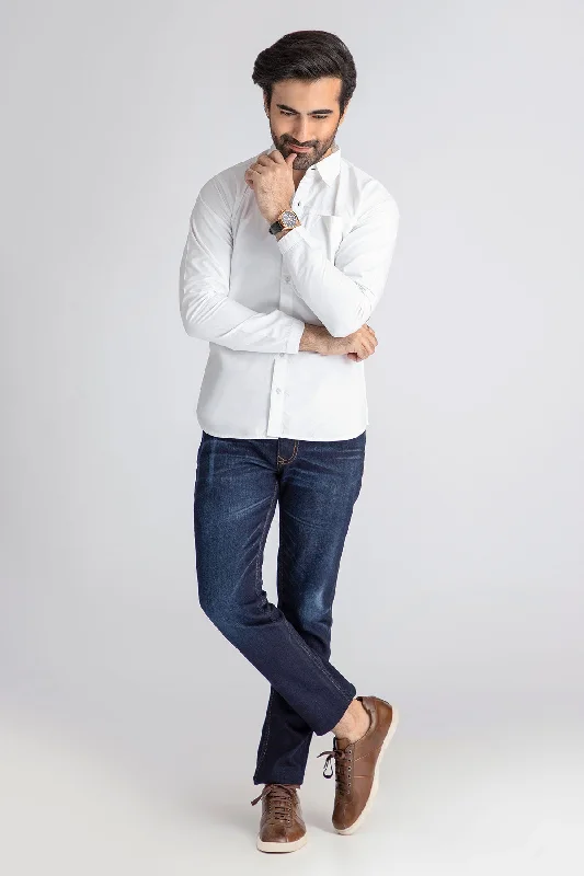 Men's Jeans with a Hidden Coin Pocket for Added ConvenienceDark Schon (Slim Dark Blue)